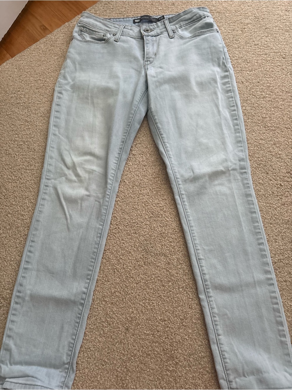 Levi's Light Blue Demi Curve Skinny Jeans